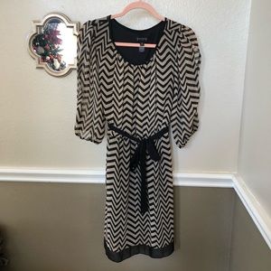 Enfocus Studios chevron dress size 12